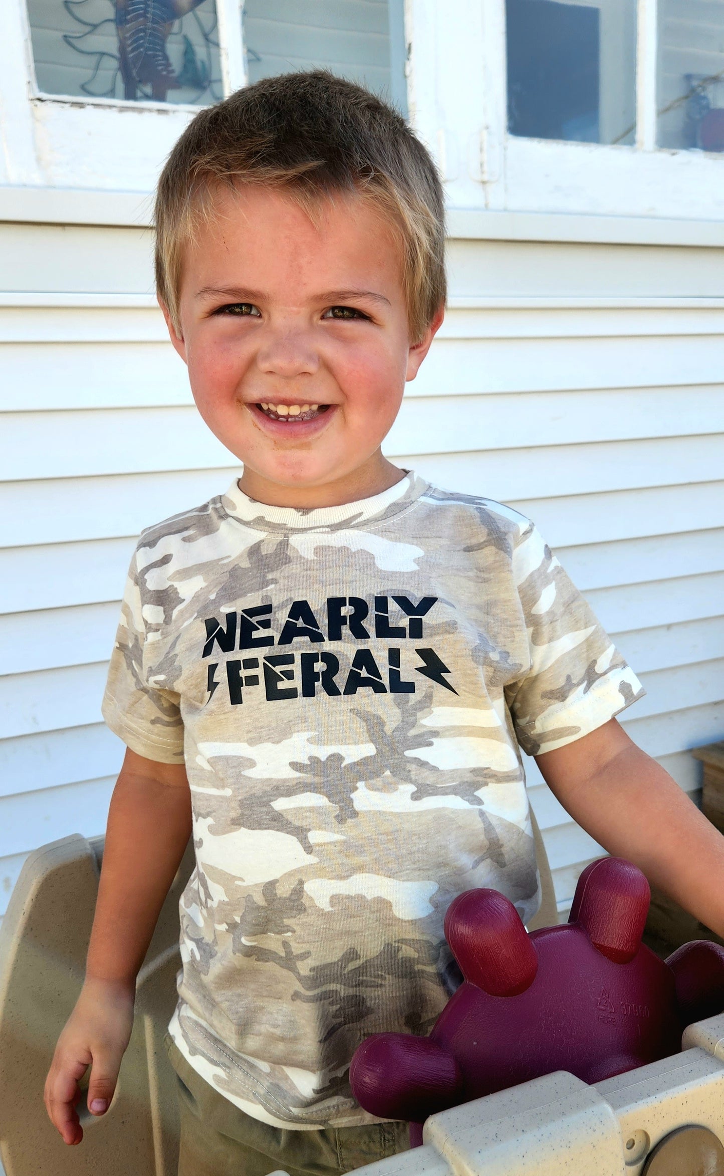 Nearly Feral Toddler Tee