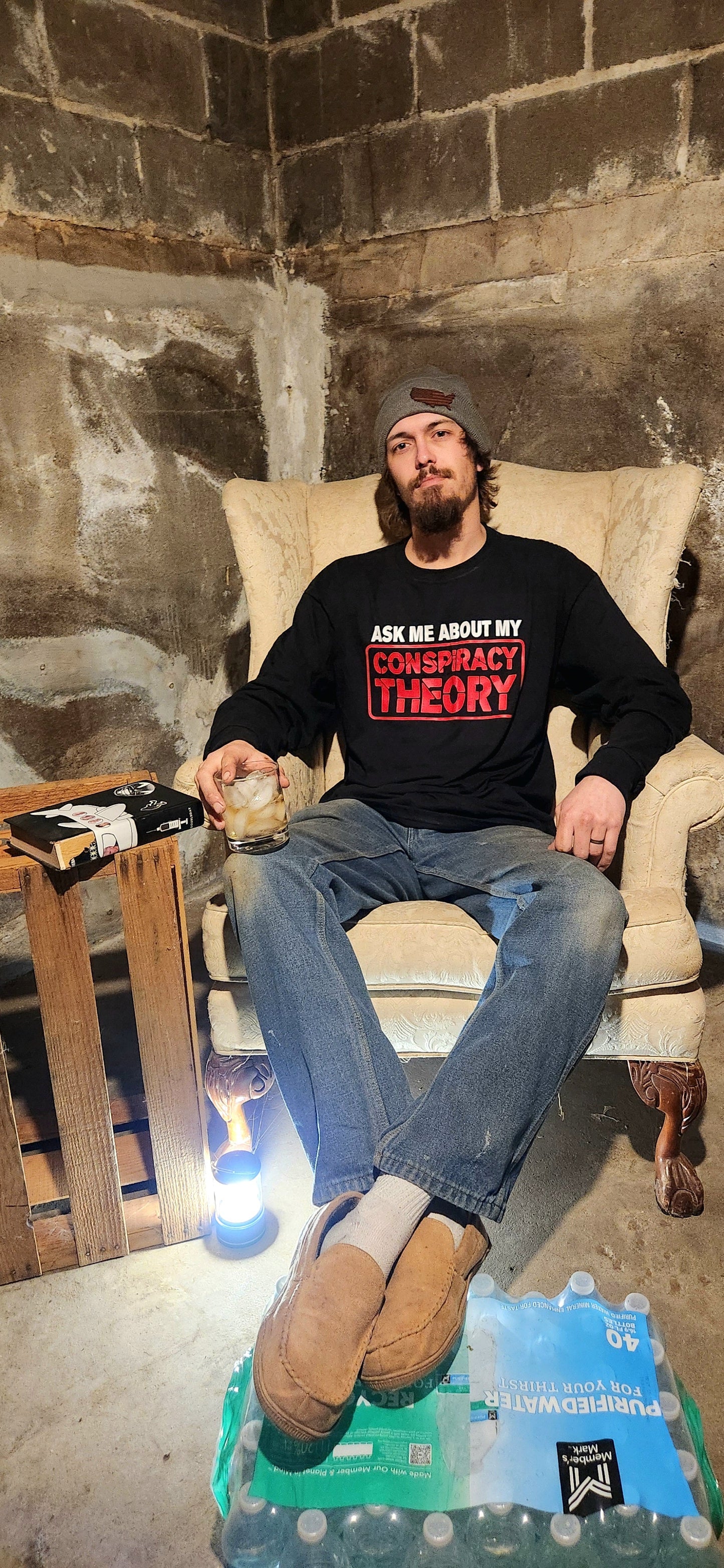 Conspiracy Theory Long Sleeve Tee