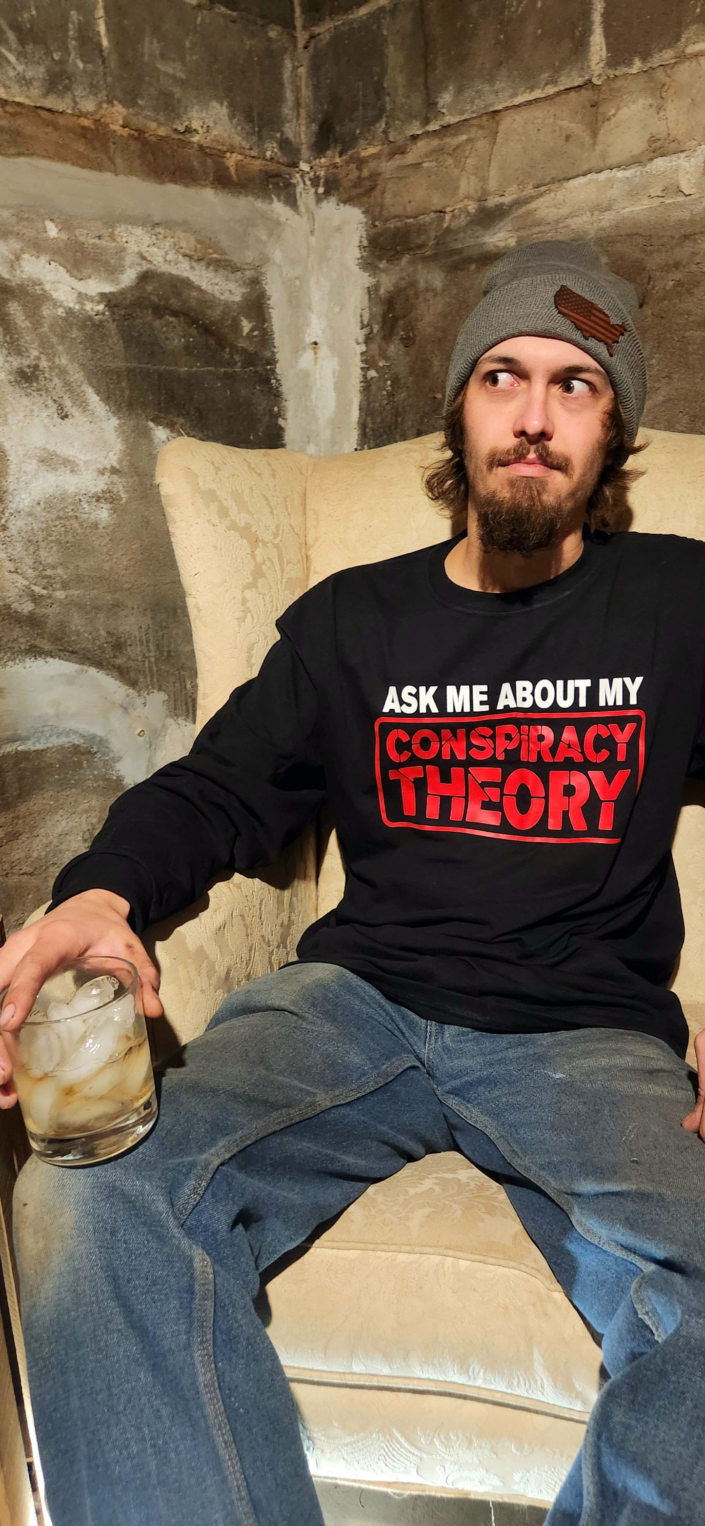 Conspiracy Theory Long Sleeve Tee