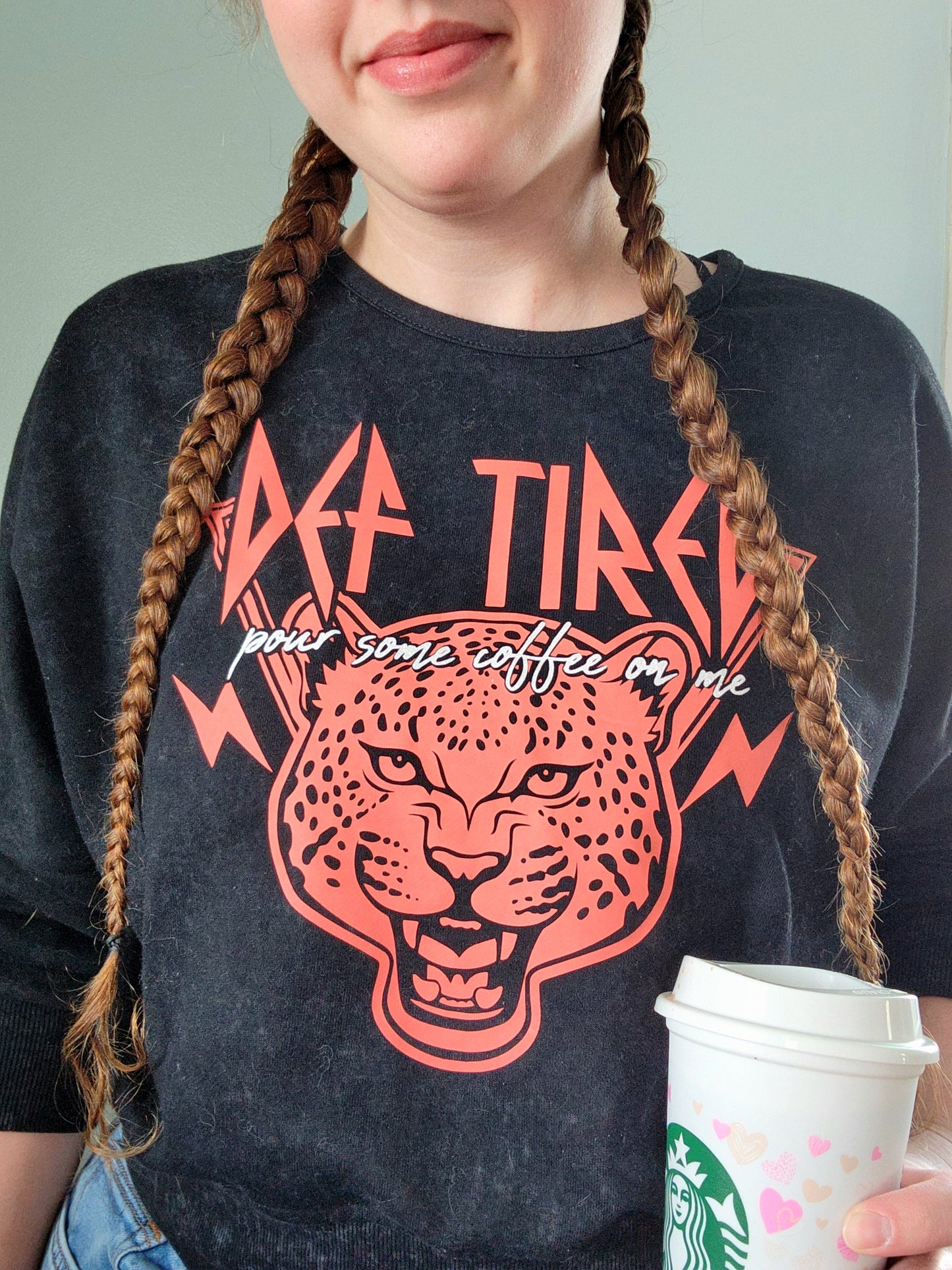 Def Tired Open Back Sweatshirt