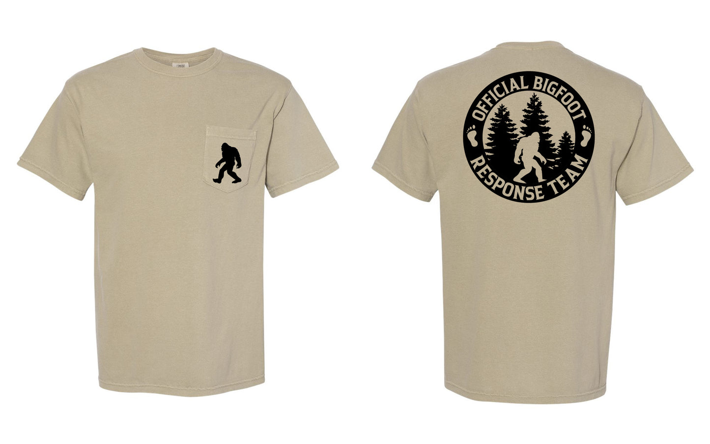 Bigfoot Response Team Pocket Tee