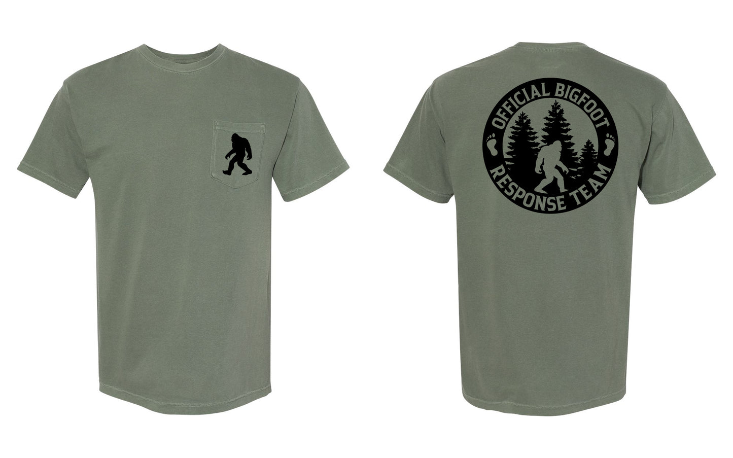 Bigfoot Response Team Pocket Tee