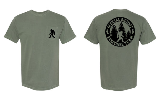 Bigfoot Response Team Pocket Tee