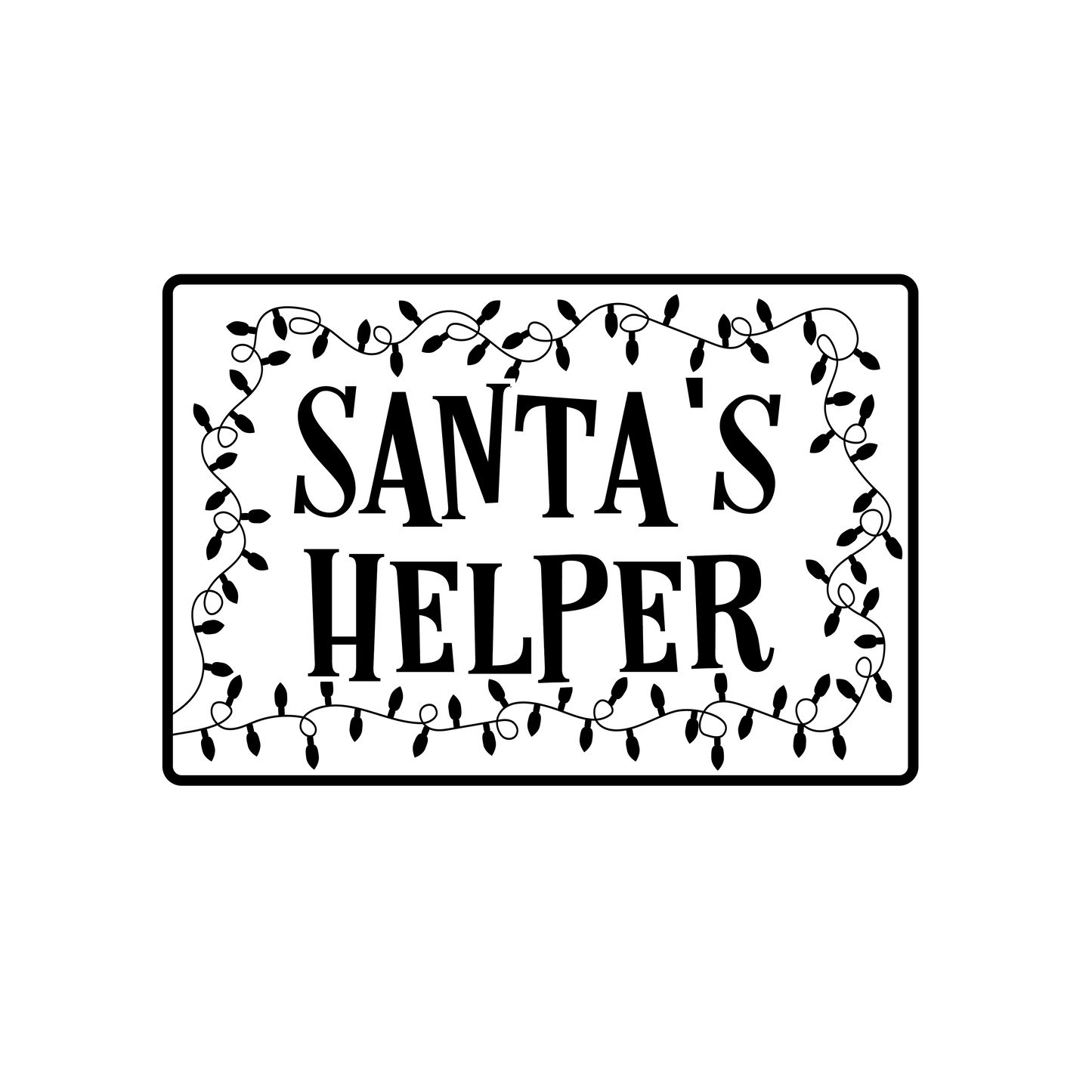 Santa's Helper Patch Hat