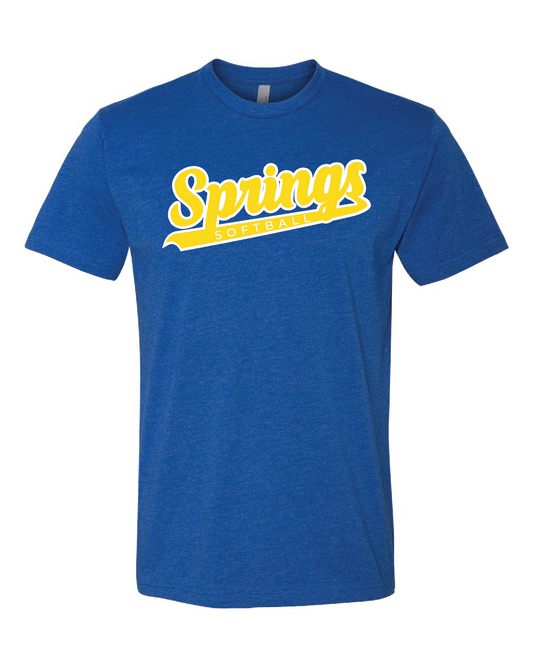 Springs of Life Softball Fan Tee