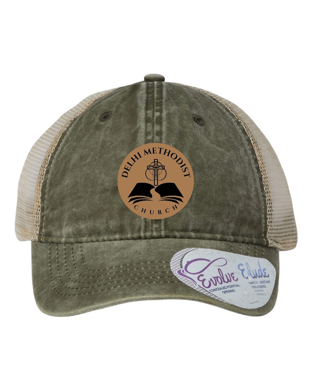 Delhi Methodist Ladies Trucker Patch Hat