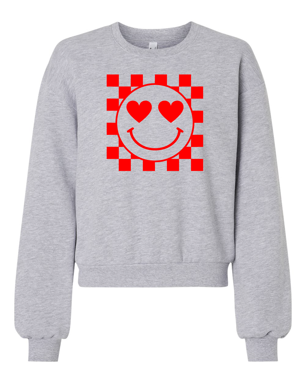 Heart Eyes Balloon Sleeve Sweatshirt