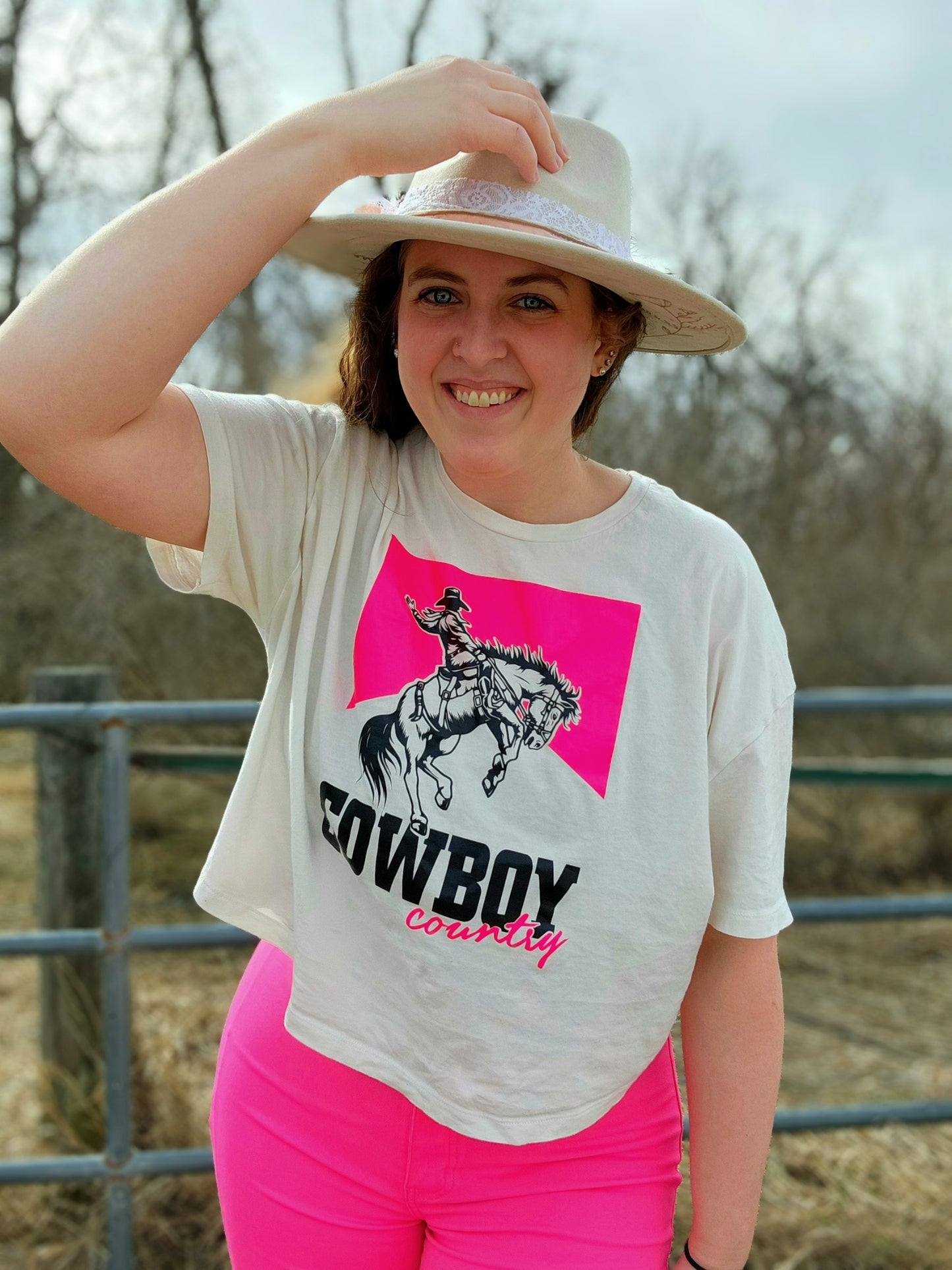 Cowboy Country Crop Top