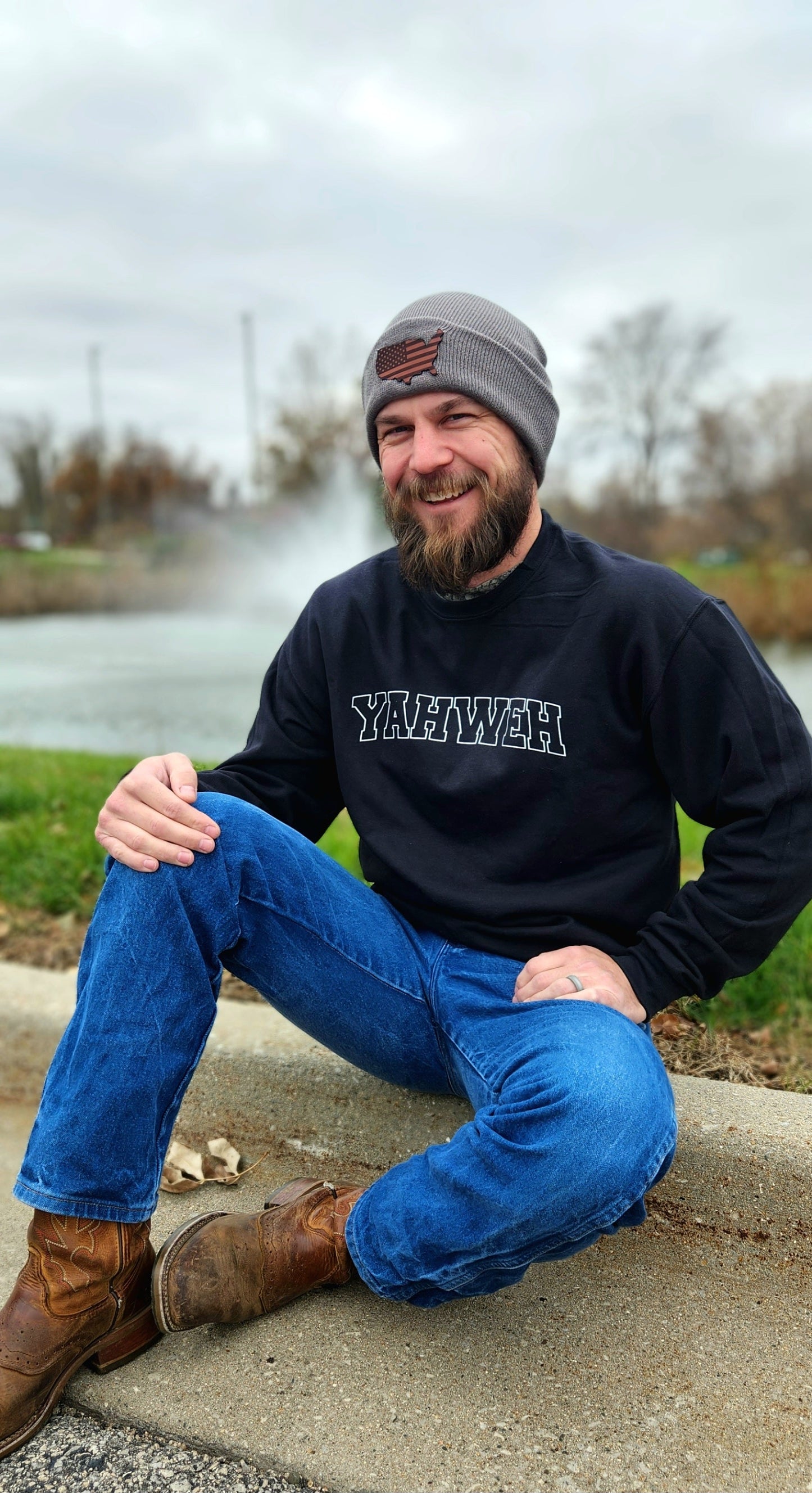American Flag Beanie