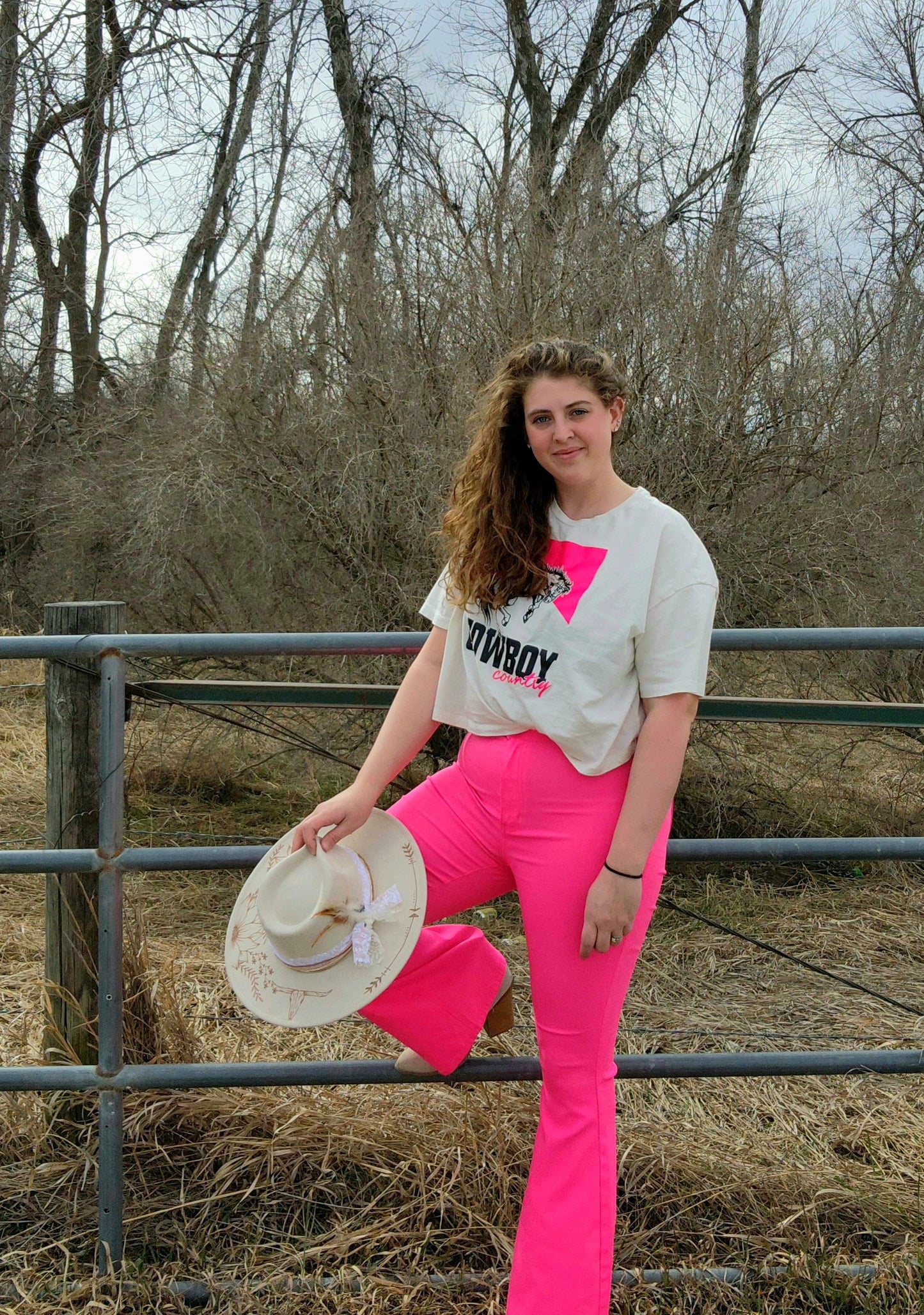 Cowboy Country Crop Top