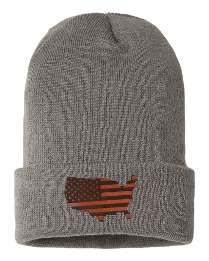 American Flag Beanie
