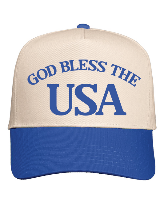 God Bless the USA Patch Hat