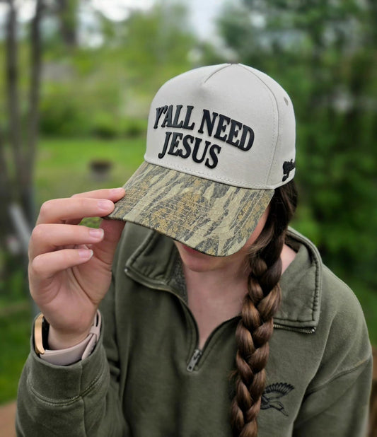 Y'all Need Jesus Patch Hat