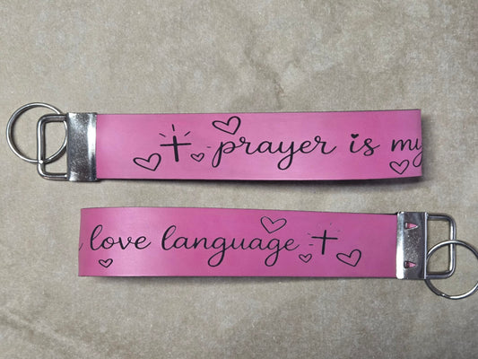 Prayer is my Love Language Wristlet