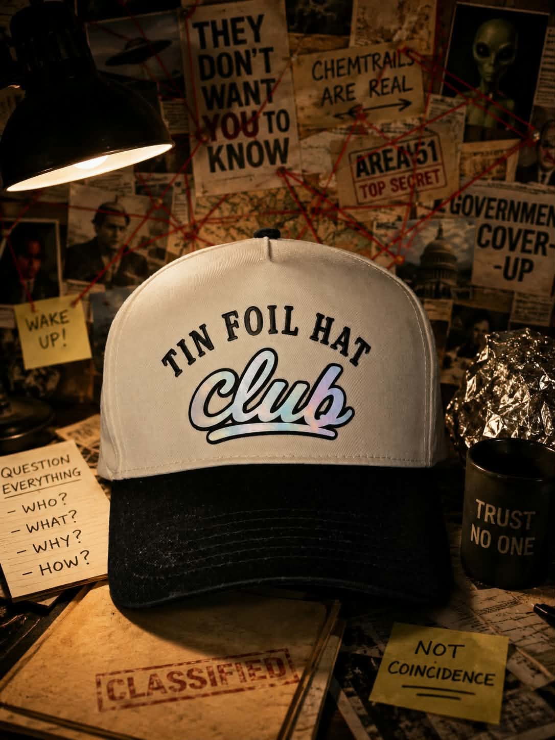 Tin Foil Hat Club Patch Hat