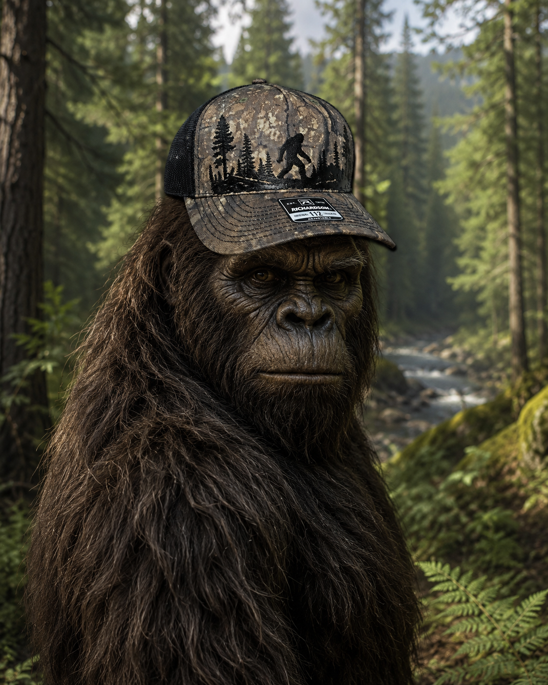 Bigfoot Patch Hat