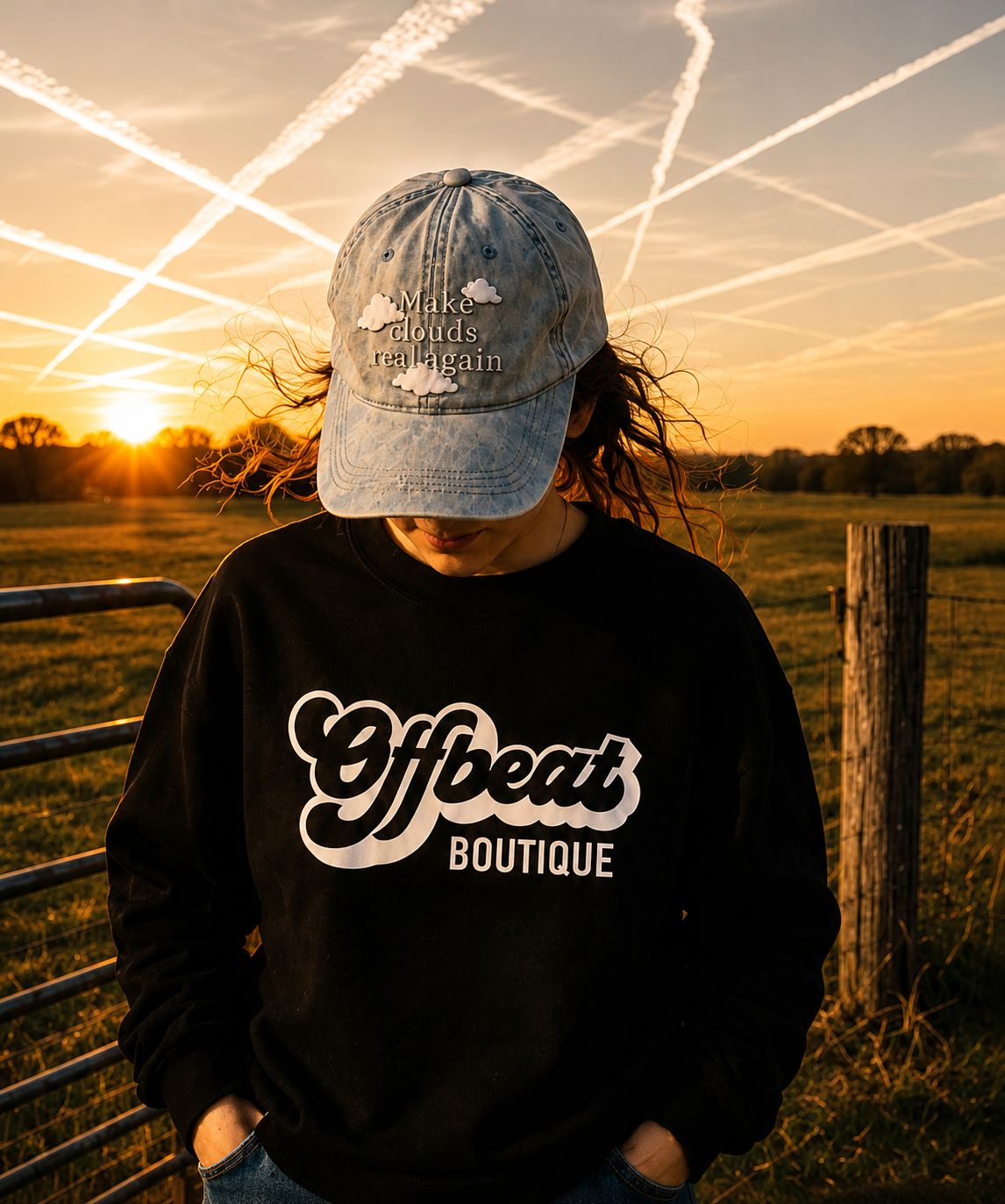 Make Clouds Real Again Patch Hat