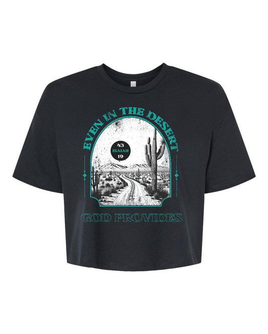 God Provides Crop Tee