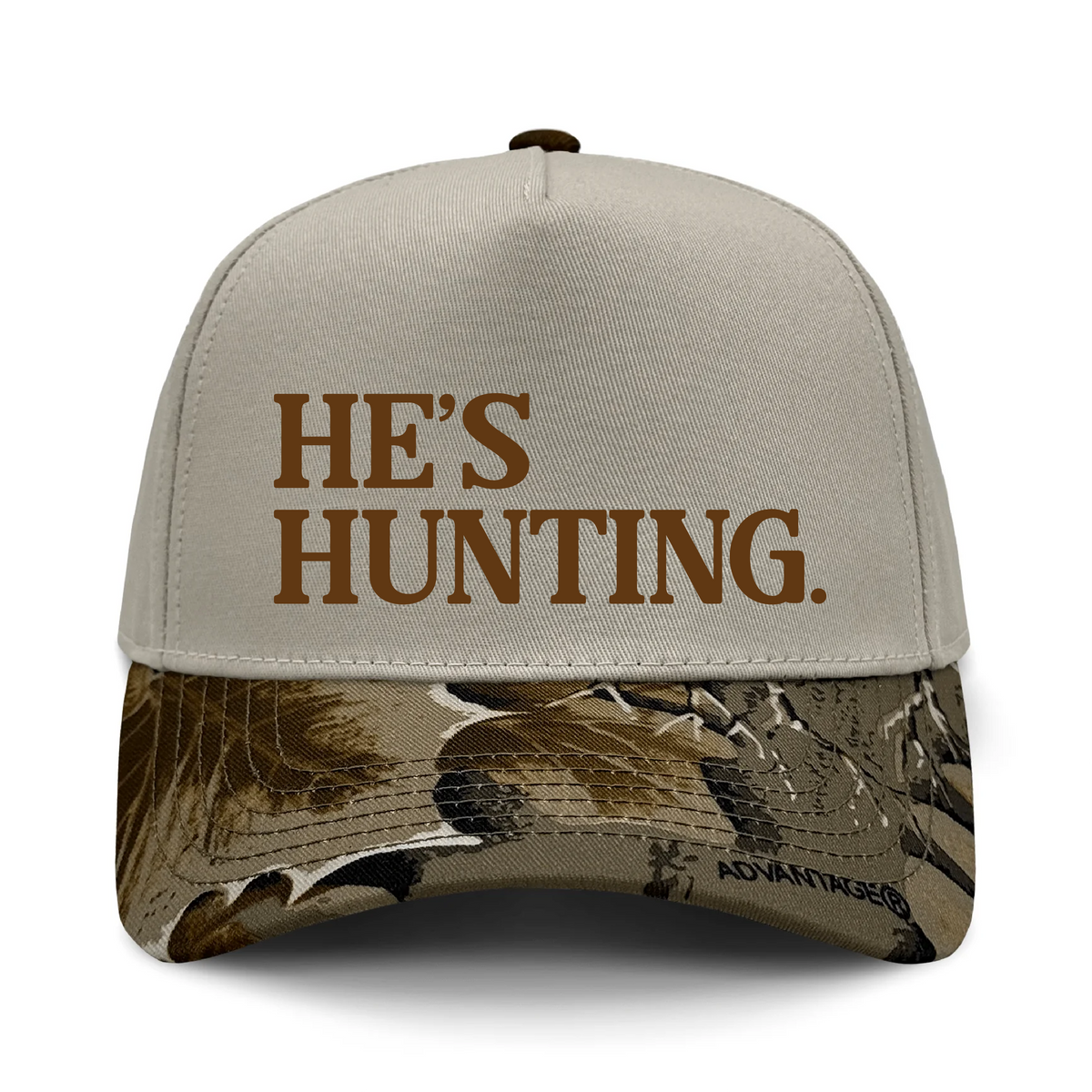 He's Hunting Patch Hat
