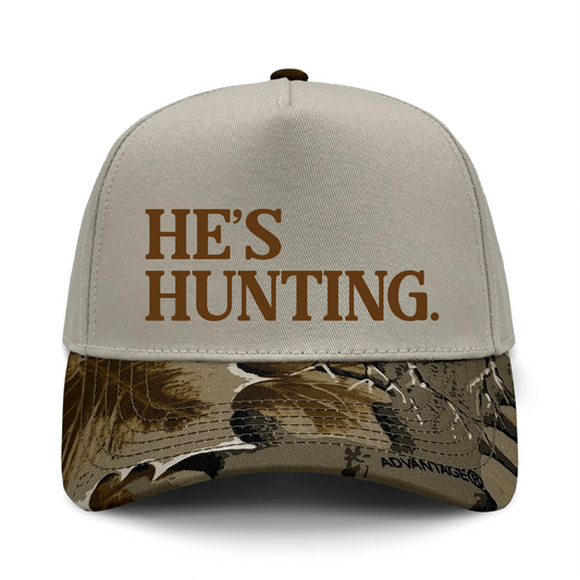 He's Hunting Patch Hat