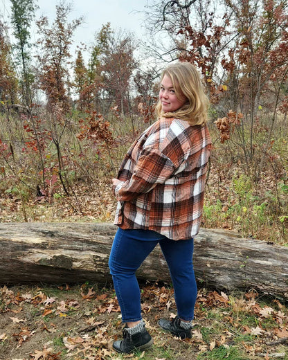 Brown Plaid Shacket