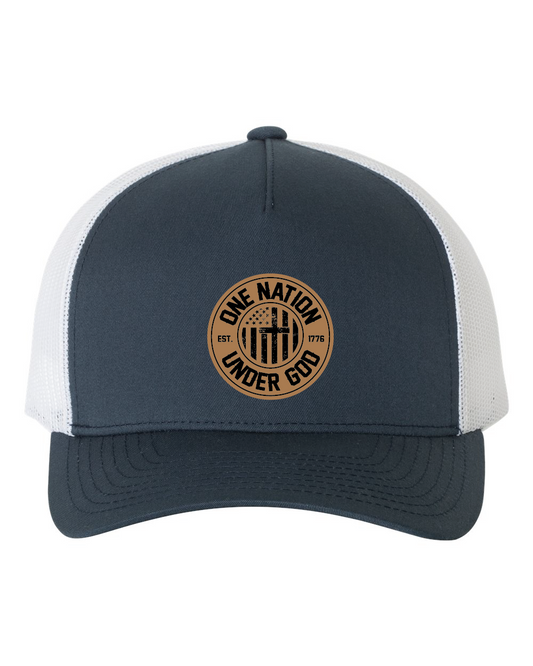 One Nation Trucker Patch Hat