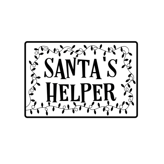 Santa's Helper Patch Hat