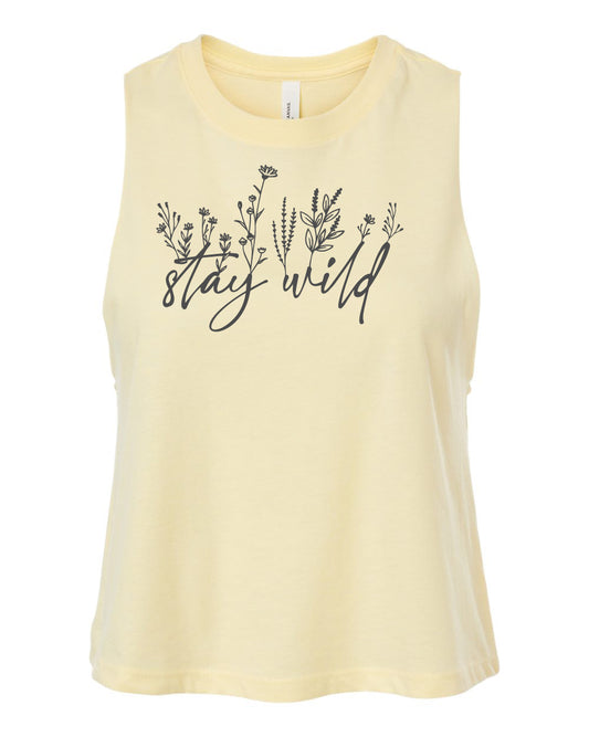 Stay Wild Crop Tank