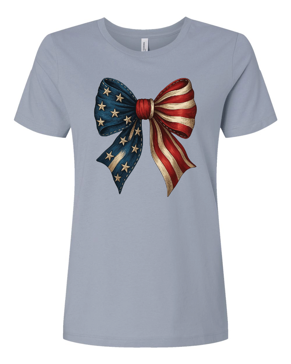 Patriotic Bow Ladies Tee