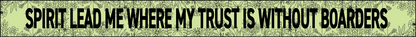 Spirit Lead Me Wristlet