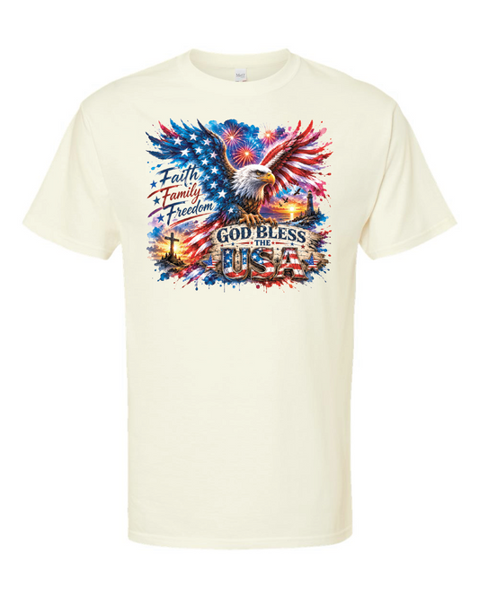 Faith, Family, Freedom Tee