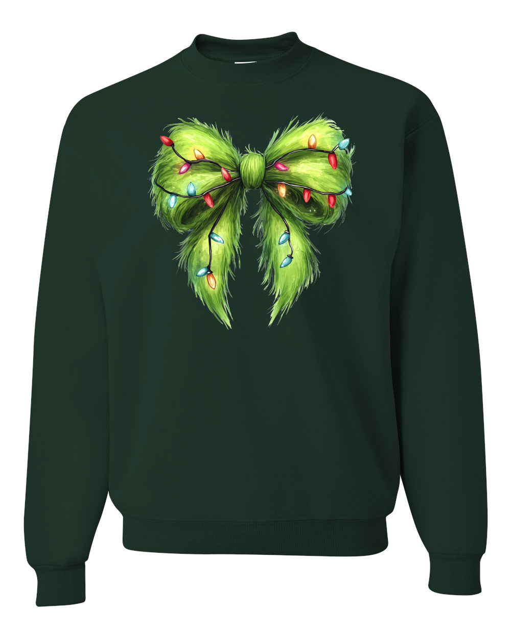 Grinch Bow Sweatshirt