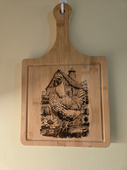 Rooster Cutting Board