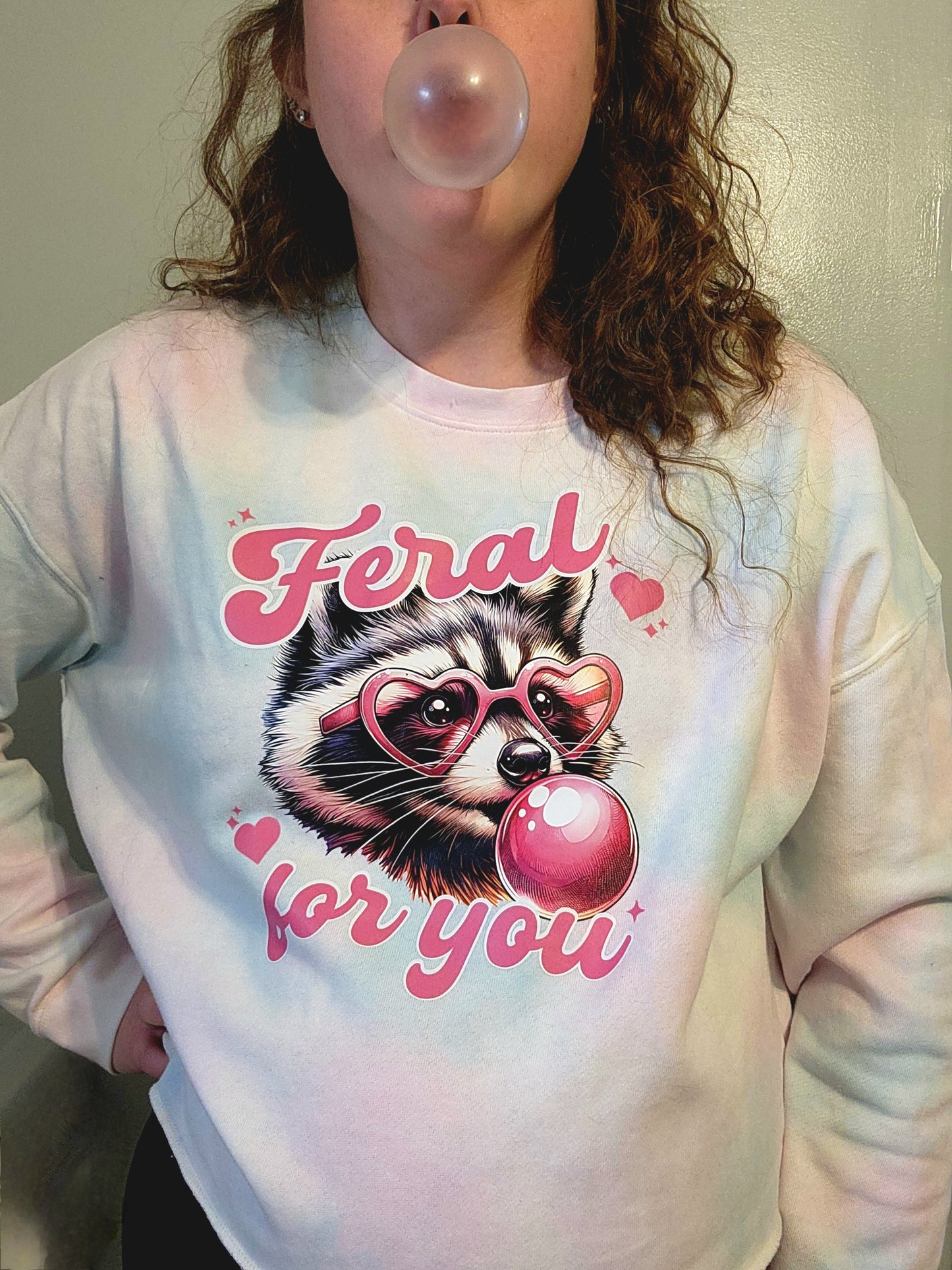 Feral for You Crop Sweatshirt